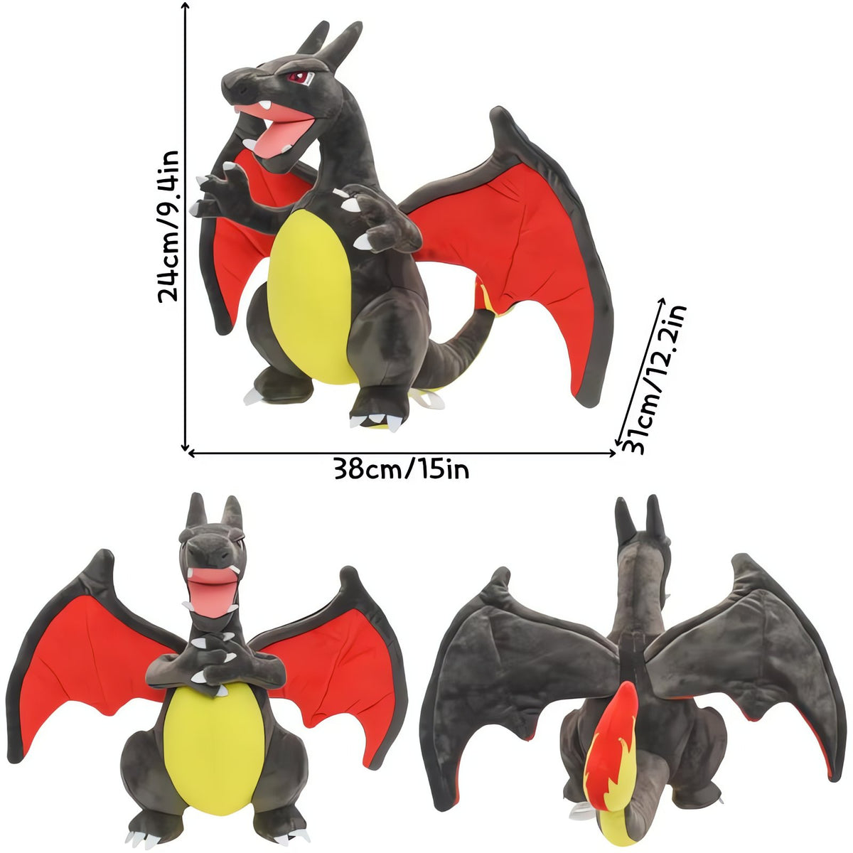 Shiny Charizard plush toy, 38cm – photo 10