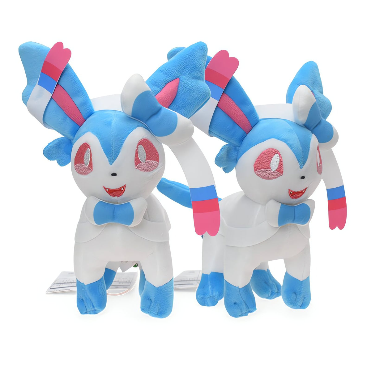 Shiny Eevee and Eeveelution plush toys