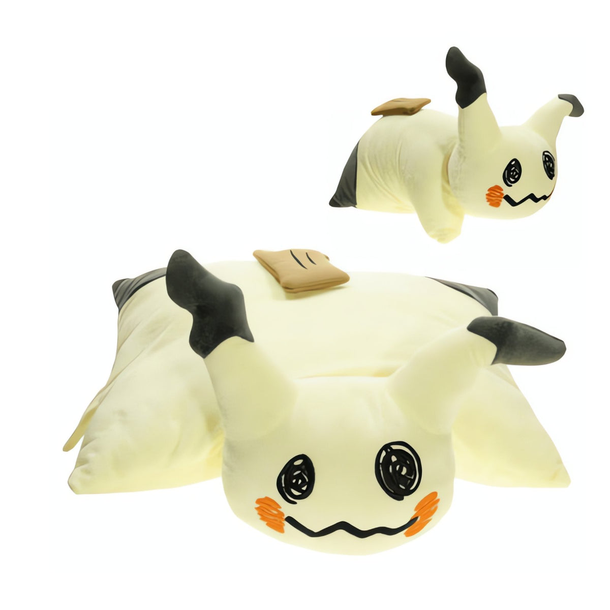 Snorlax and Mimikyu plush cushions – 35x40cm