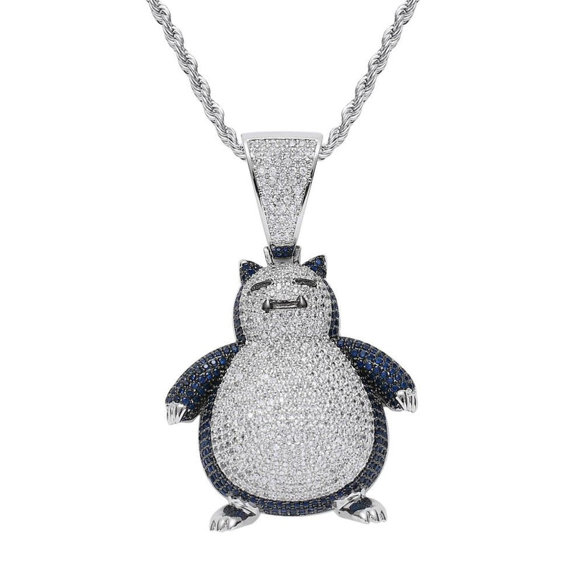 Snorlax pendant necklace on 60cm chain