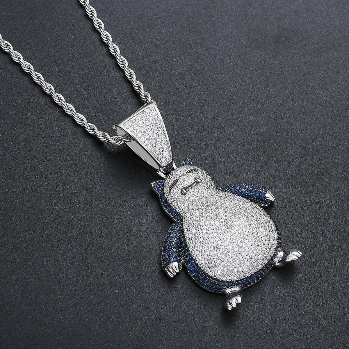 Snorlax pendant necklace on 60cm chain – photo 5