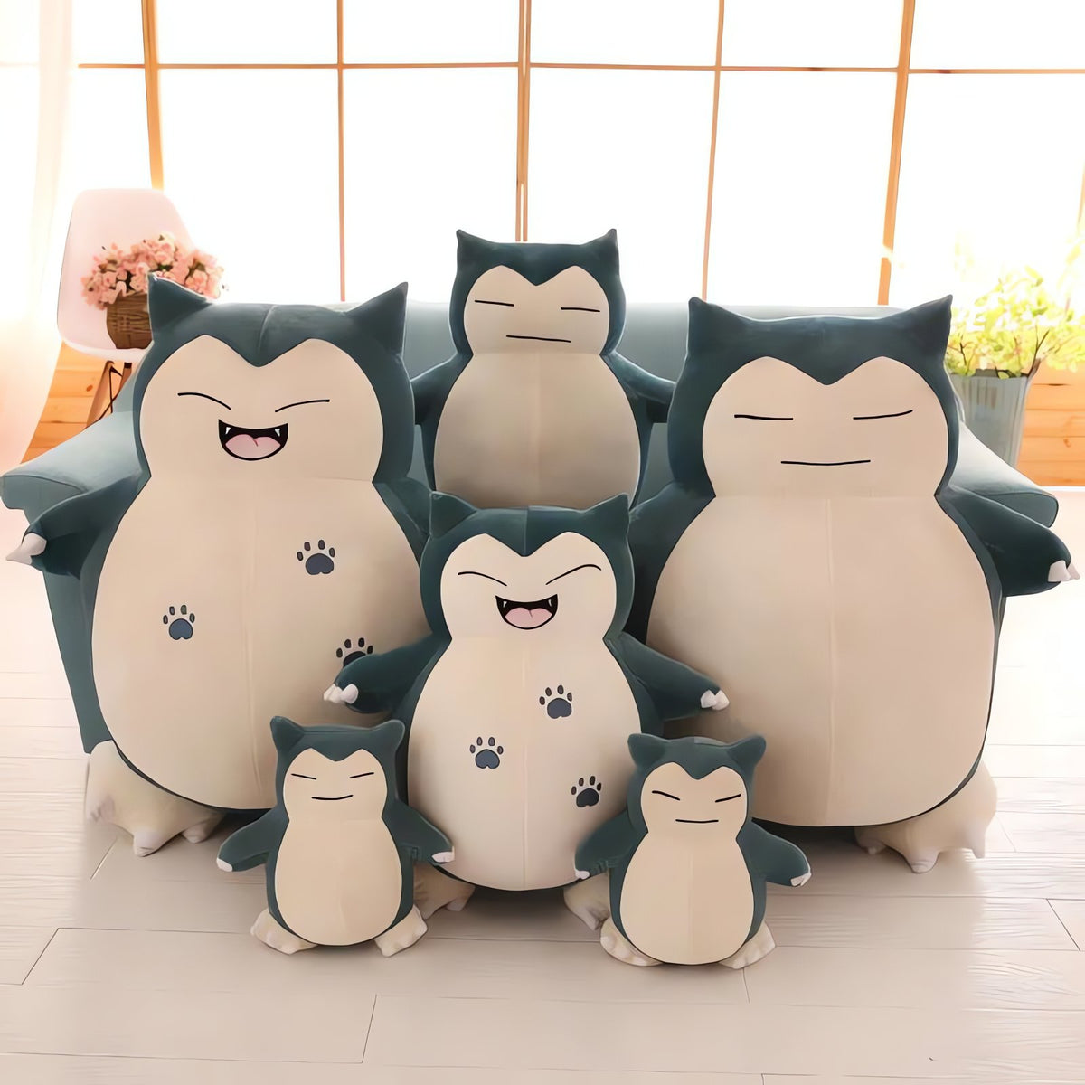 Snorlax plush cushion