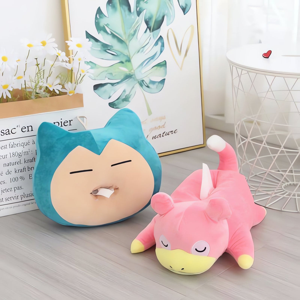 Snorlax plush tissue dispenser, 35cm – photo 8