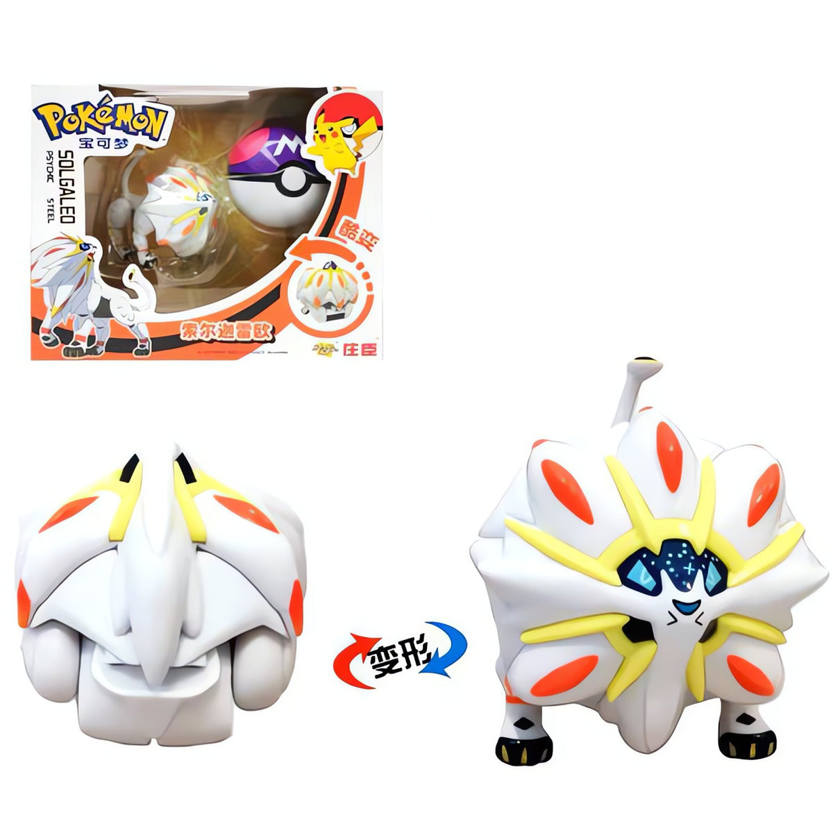 Solgaleo figure that transforms into a Poké Ball – photo 4