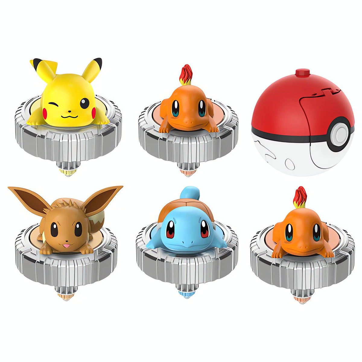 Spinning Poké Ball toy with a Pokémon figure – photo 2