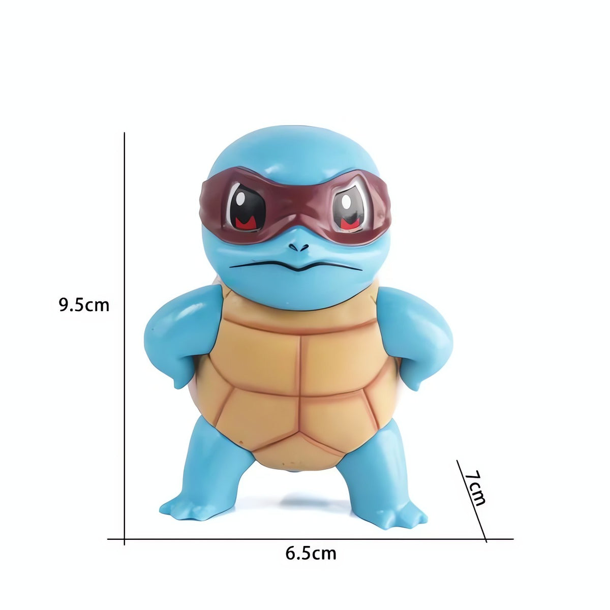 Squirtle figures, approx. 8cm – Squirtle with Mask