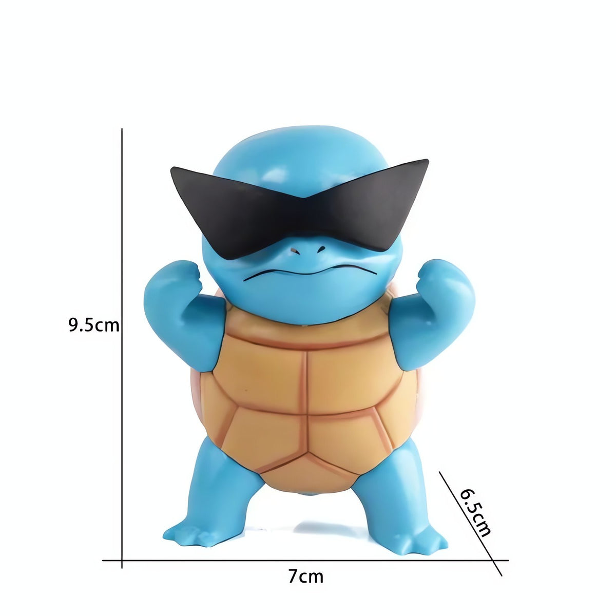 Squirtle figures, approx. 8cm – Squirtle with Sunglasses