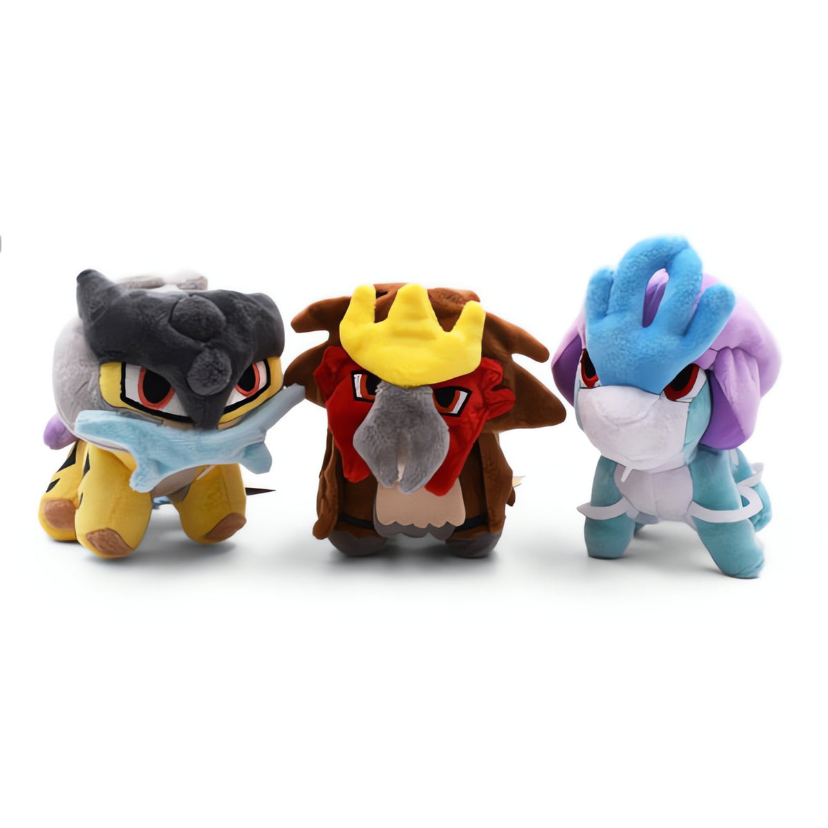Suicune, Entei and Raikou plush toys – photo 3