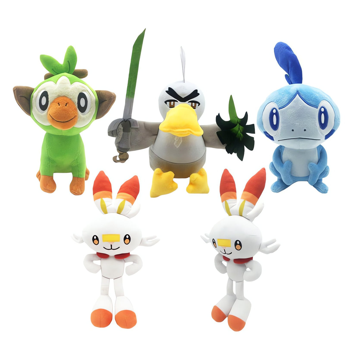 Scorbunny, Sobble and Grookey plush toys – photo 2