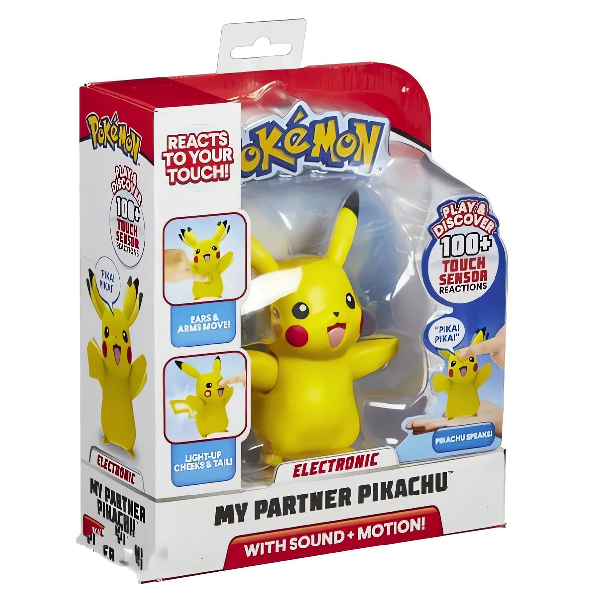 Talking Pikachu and Charmander figures – Pikachu