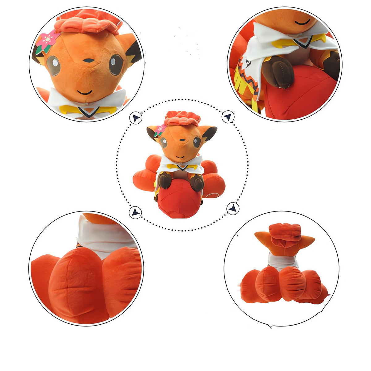 Vulpix plush toy, 28cm – photo 5