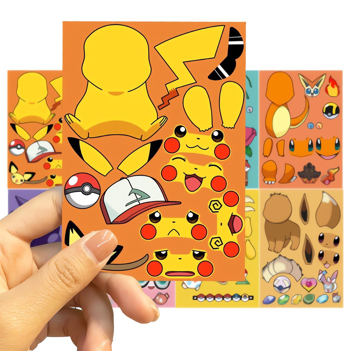 Waterproof Pokémon sticker puzzle set – photo 3