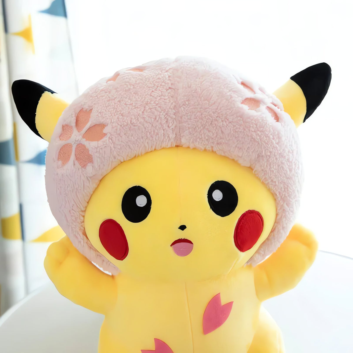 XXL Pikachu Sakura plush toy with cherry blossom – photo 2
