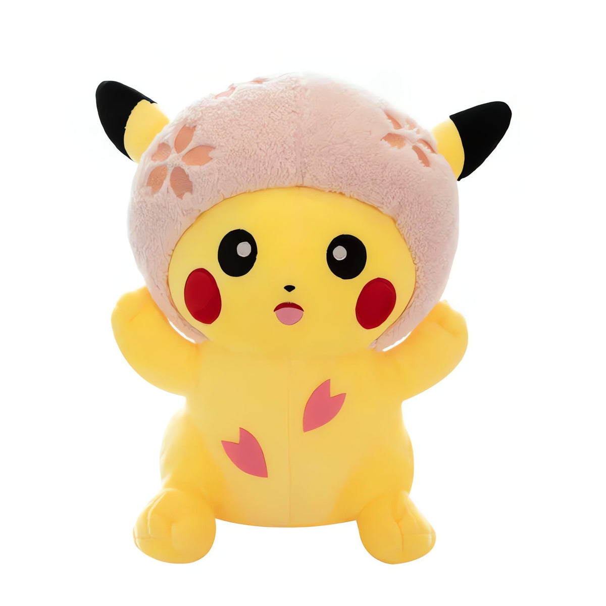 XXL Pikachu Sakura plush toy with cherry blossom