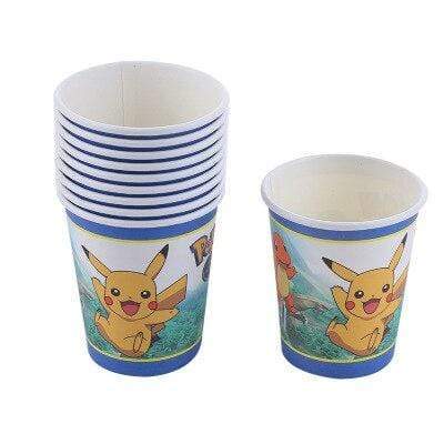 Pokémon birthday cardboard cups