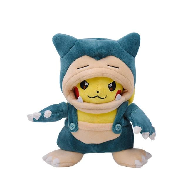 Small Snorlax Pikachu Plush pokemon shop