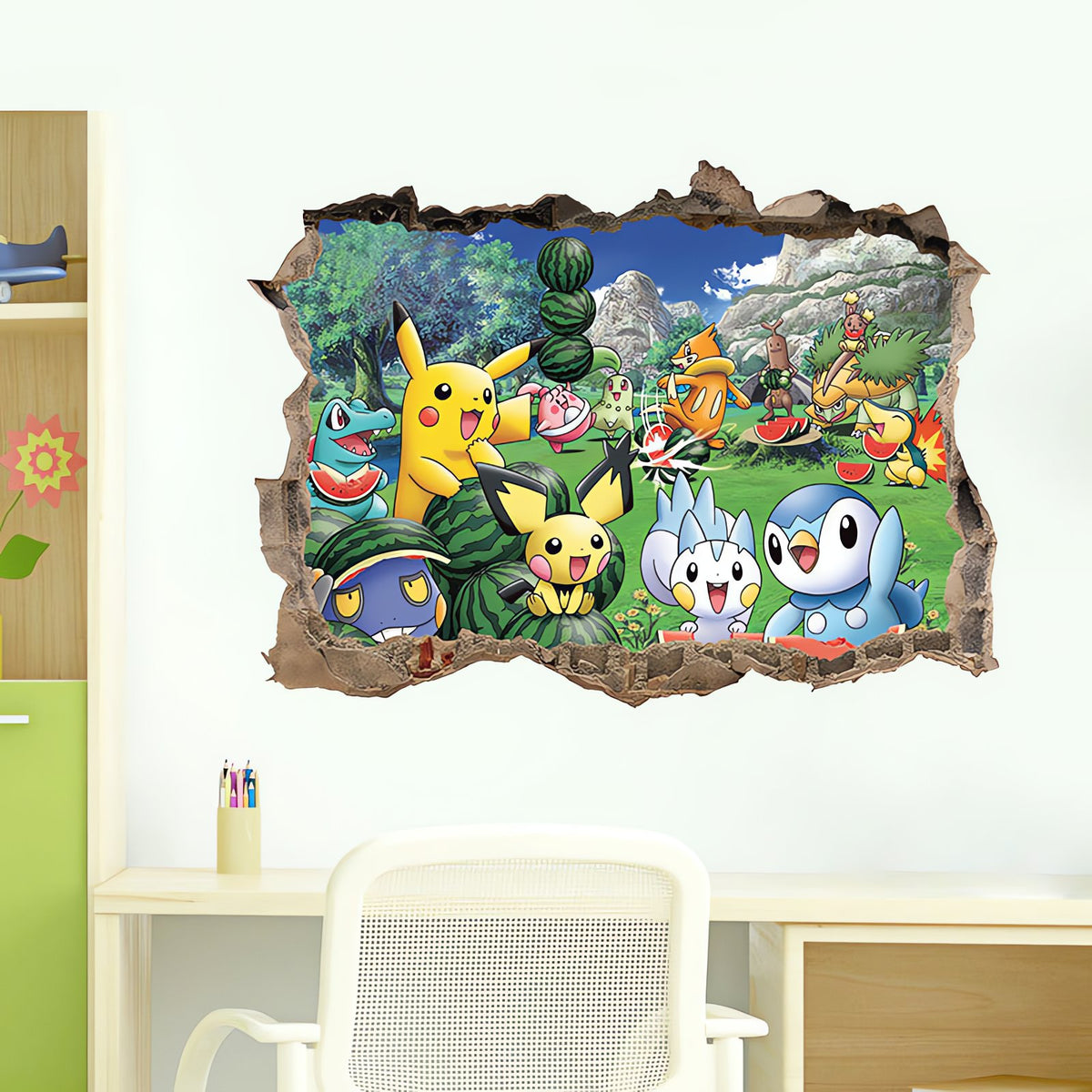 3D Detective Pikachu wall sticker – photo 16