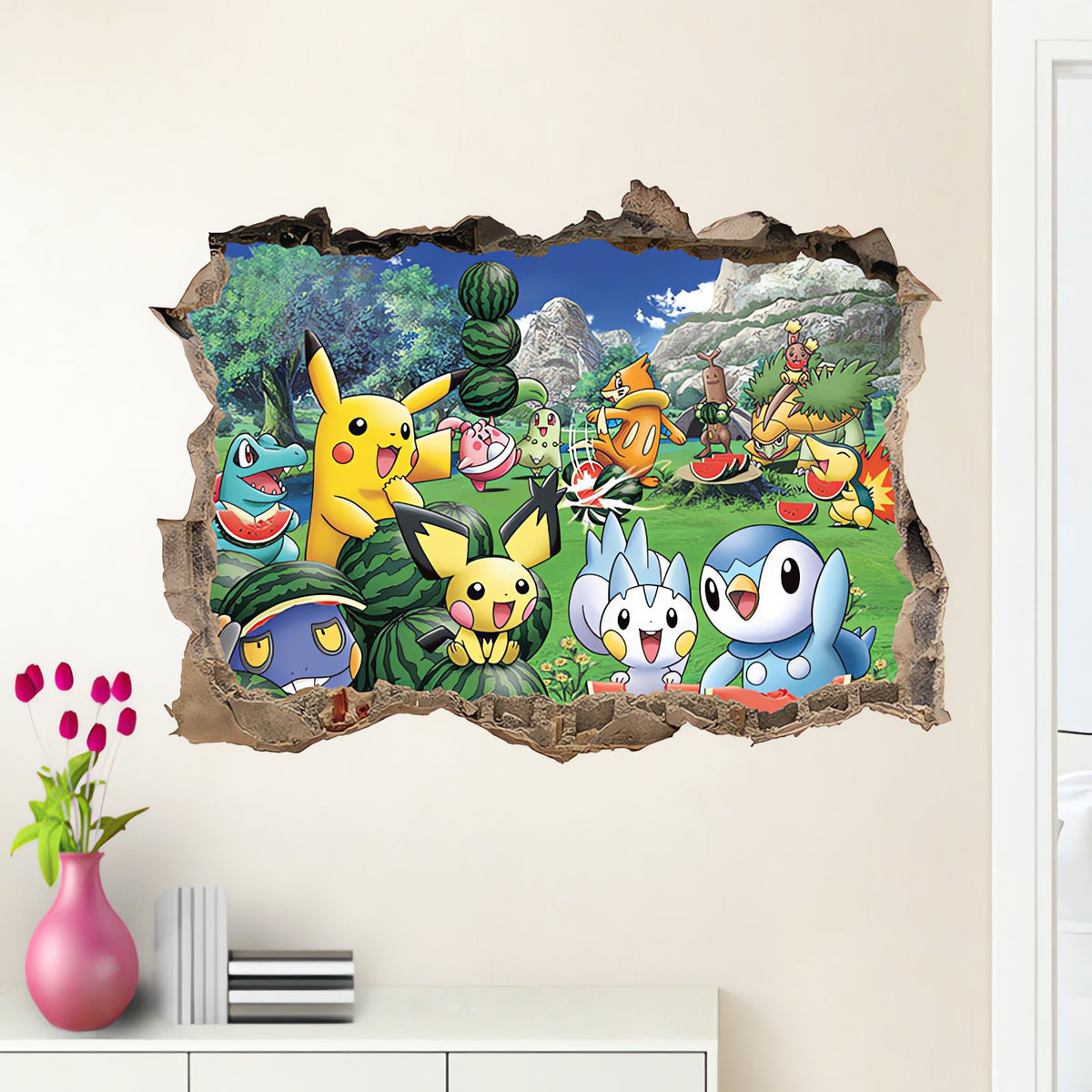 3D Detective Pikachu wall sticker – photo 2