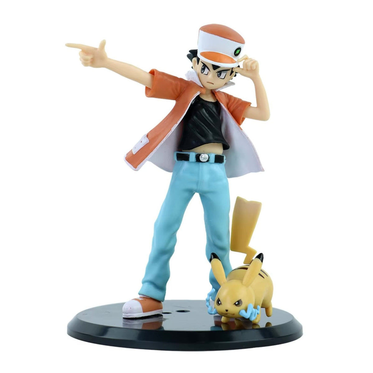 Ash Ketchum and Pikachu figure set in a blister box