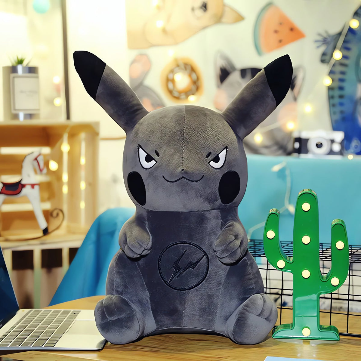 Black Pikachu XXL plush toy – 100cm