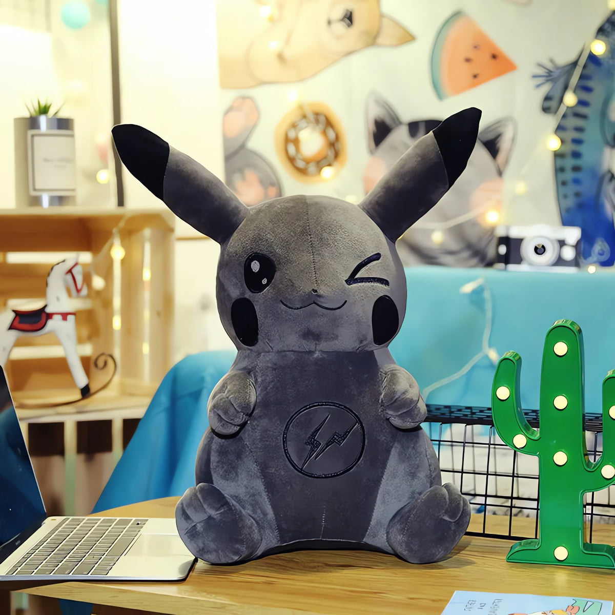 Black Pikachu XXL plush toy – 100cm