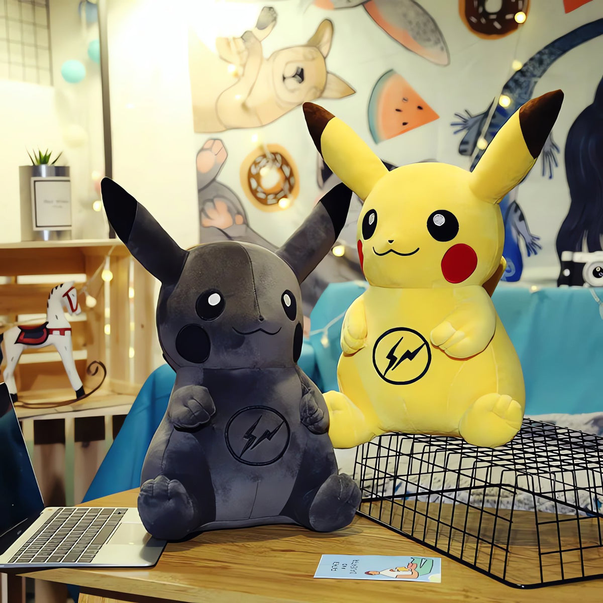 Black Pikachu XXL plush toy – photo 5