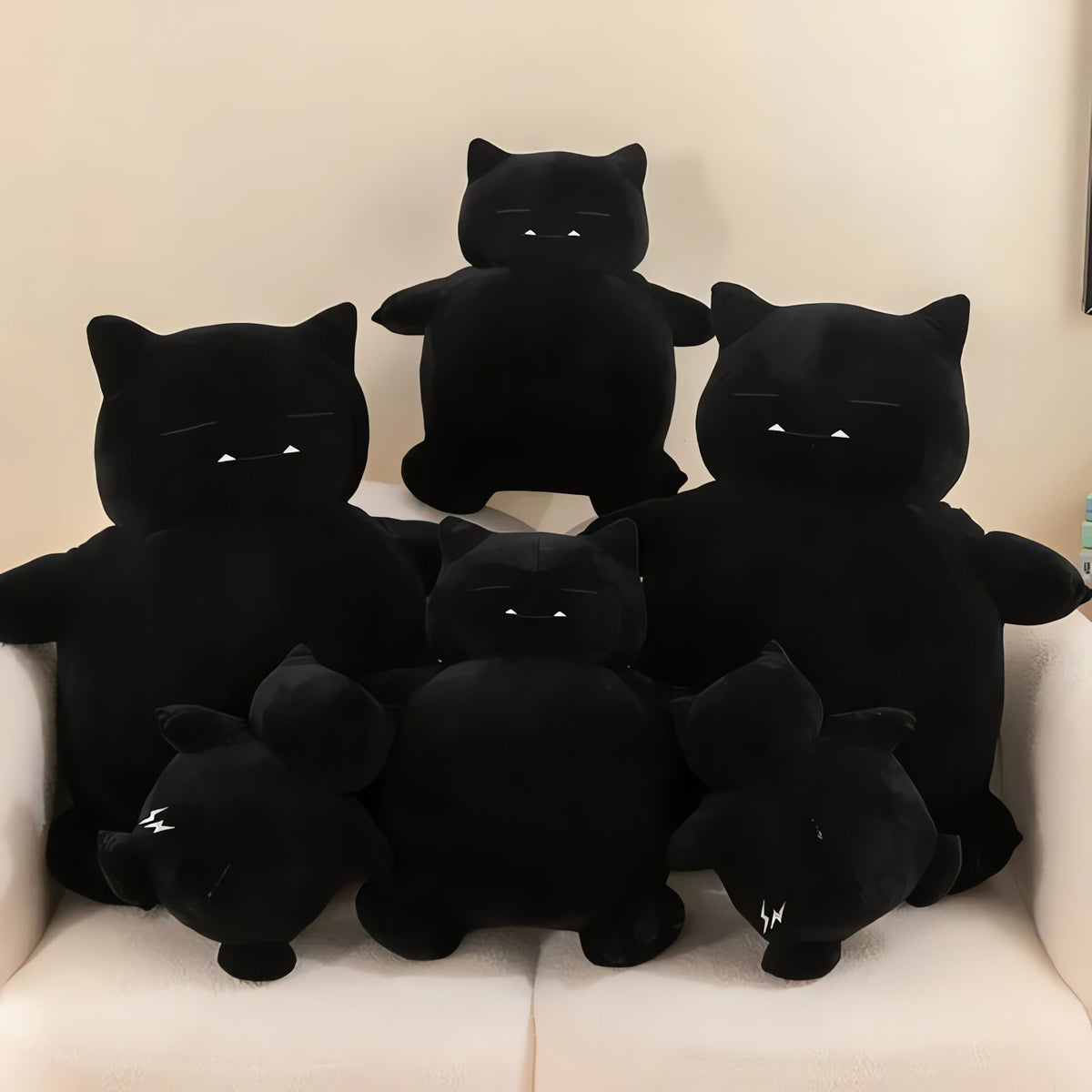 Black Snorlax XXL plush toy