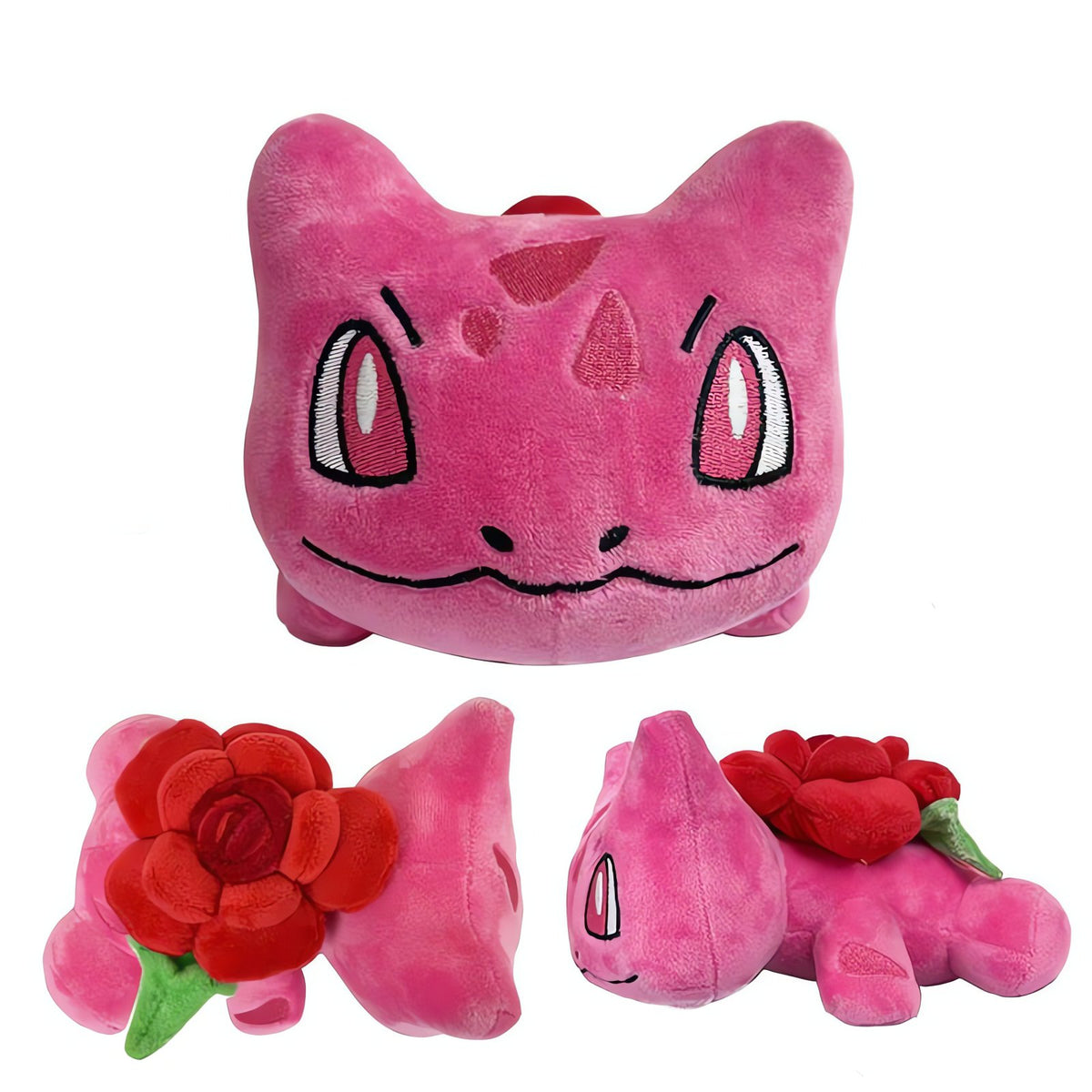 Bulbasaur Flower Edition plush toy, 20cm – photo 4