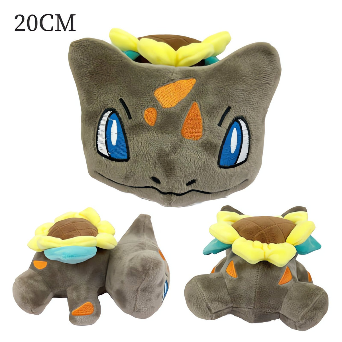 Bulbasaur Flower Edition plush toy, 20cm – photo 5
