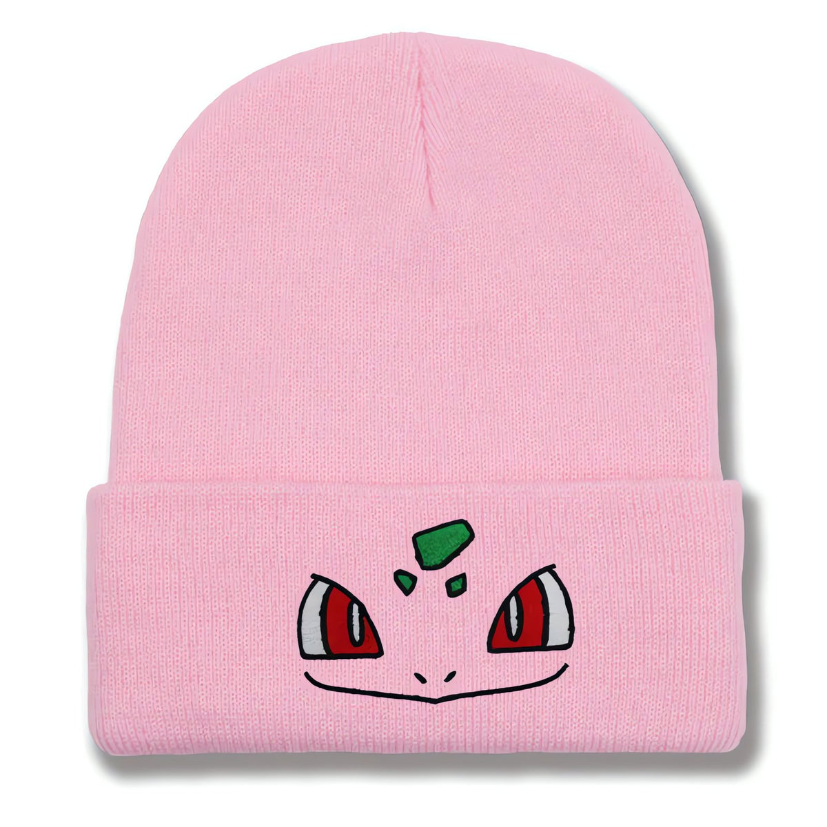Bulbasaur winter beanie hat – Pink