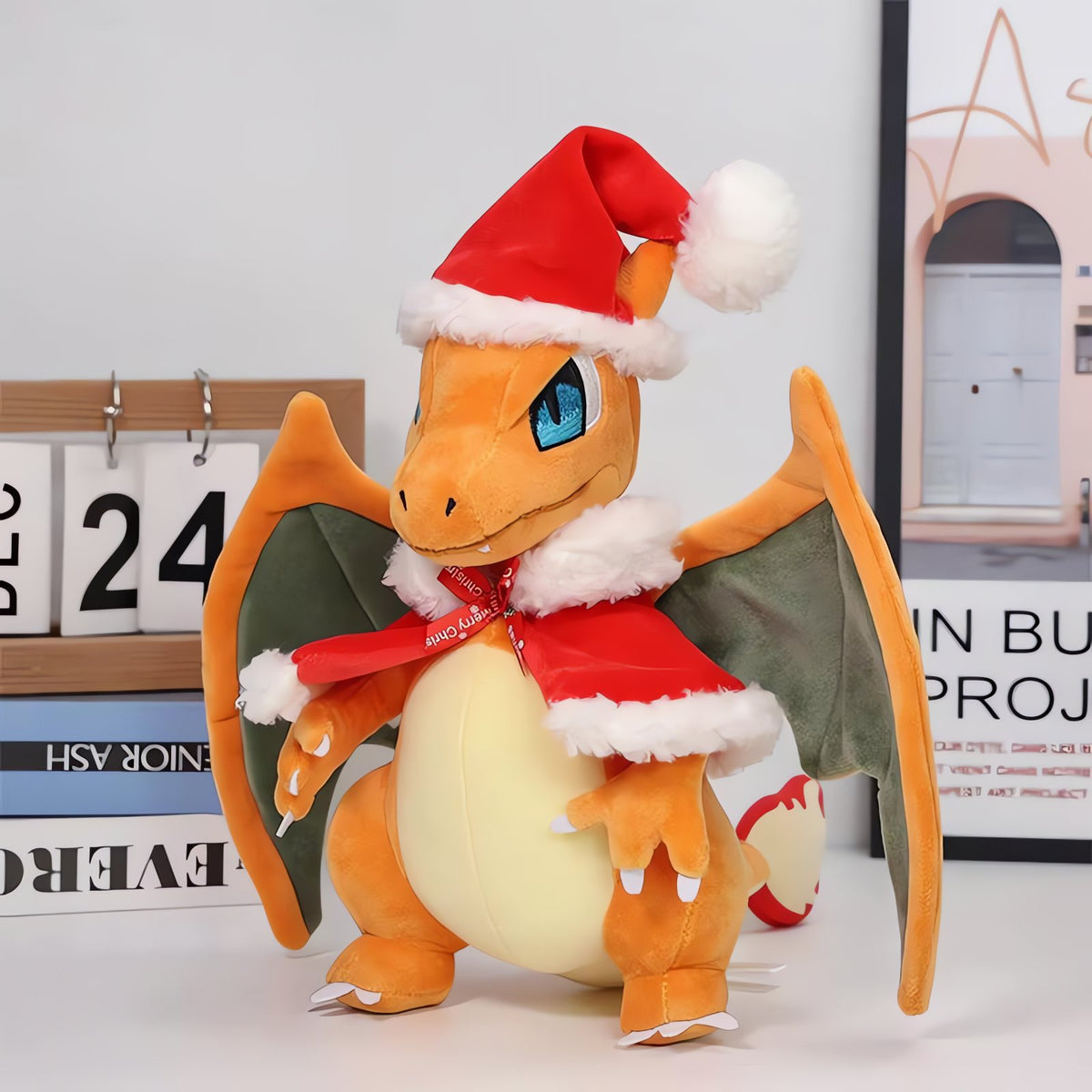 Charizard Christmas plush toy, 26cm – photo 2