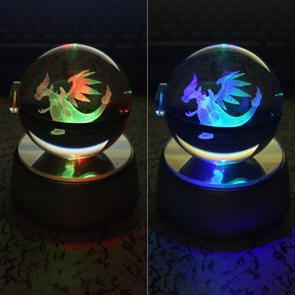 Charizard crystal ball with LED effect – photo 5