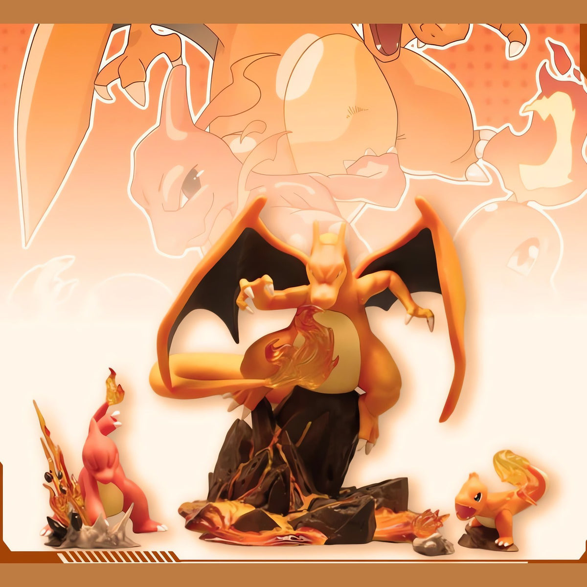 Charizard evolution figure set, 13cm – photo 2
