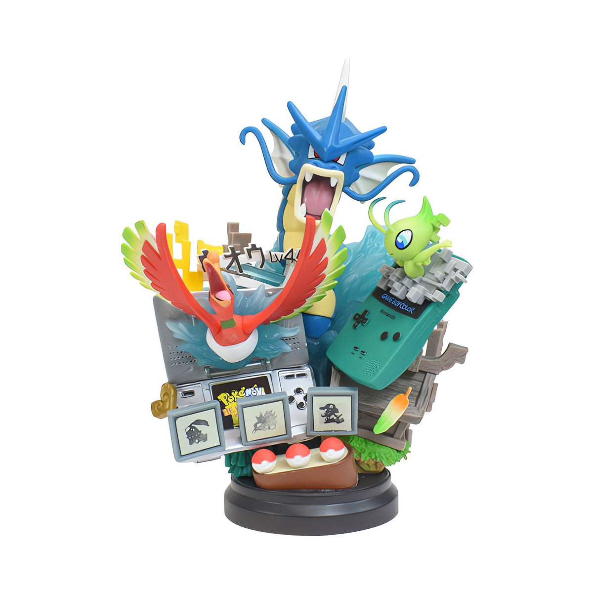 Gyarados statue bursting from a Game Boy and Switch – photo 10