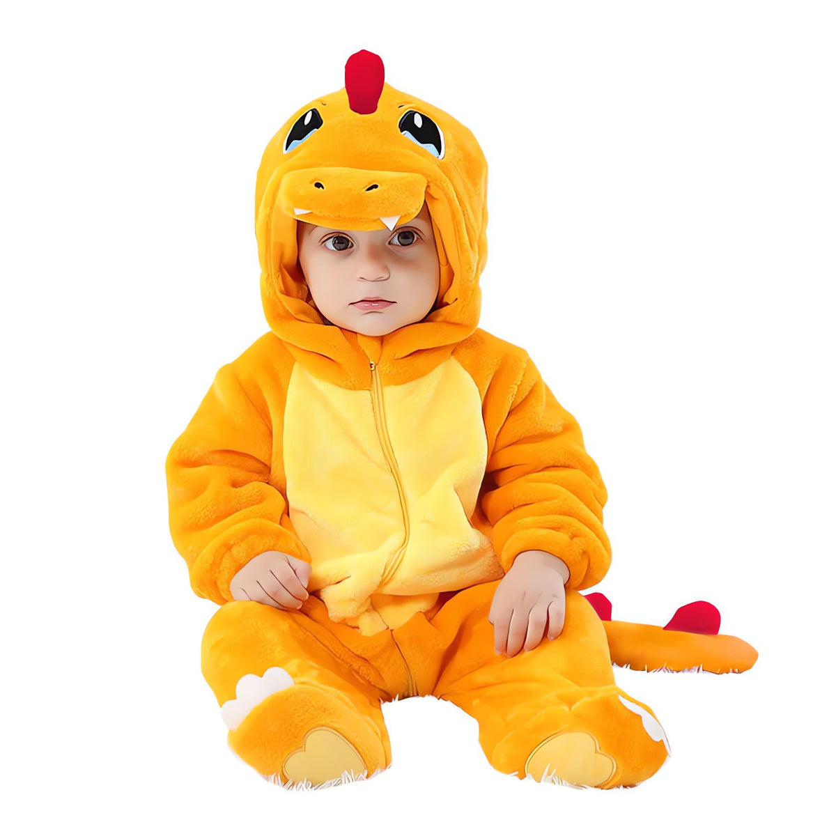 Charmander baby pyjamas with hood and tail – photo 2