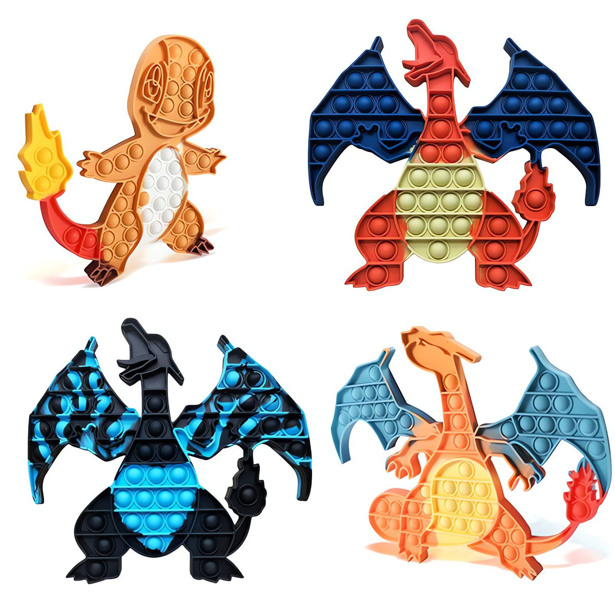 Charmander Pokémon pop it fidget toy