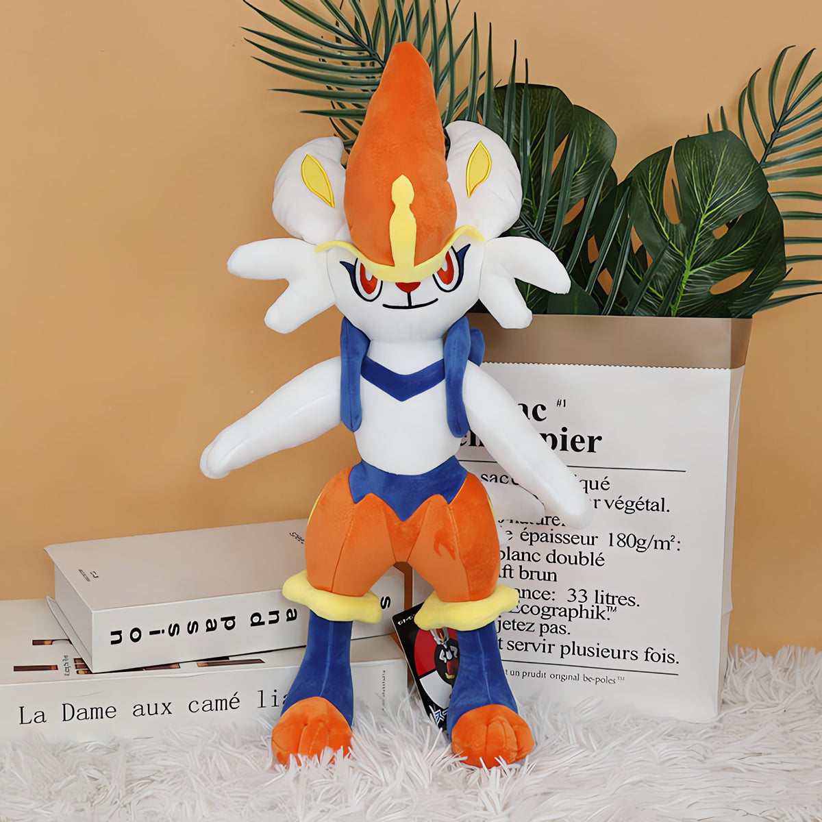 Cinderace plush toy, 40cm – photo 6
