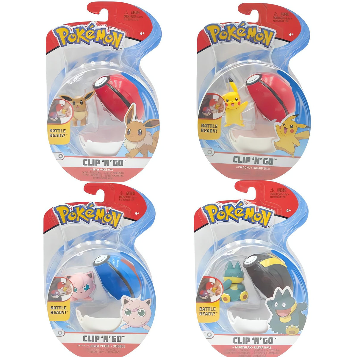 Clip 'N' Go Poké Ball with Pokémon figure