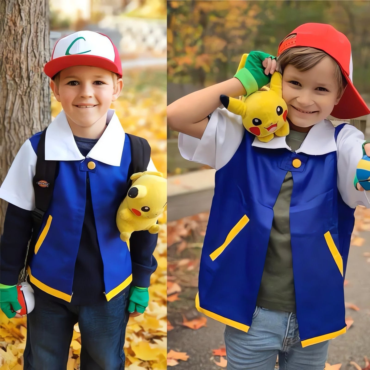 Children dressed as Ash Ketchum