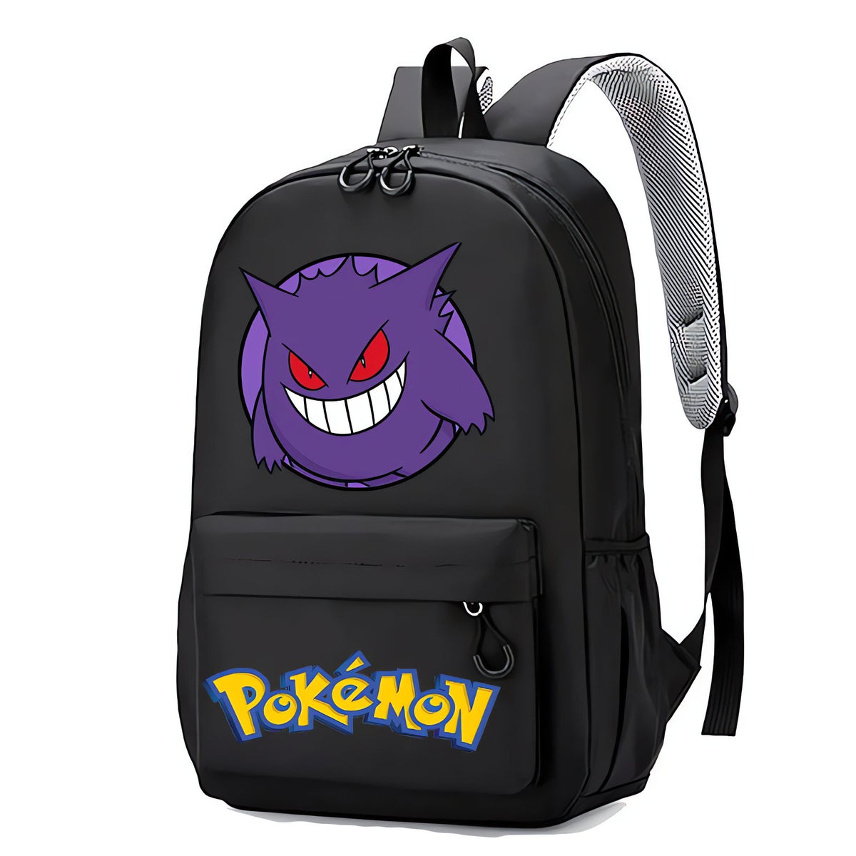 Colourful Pokémon backpack – Gengar Black