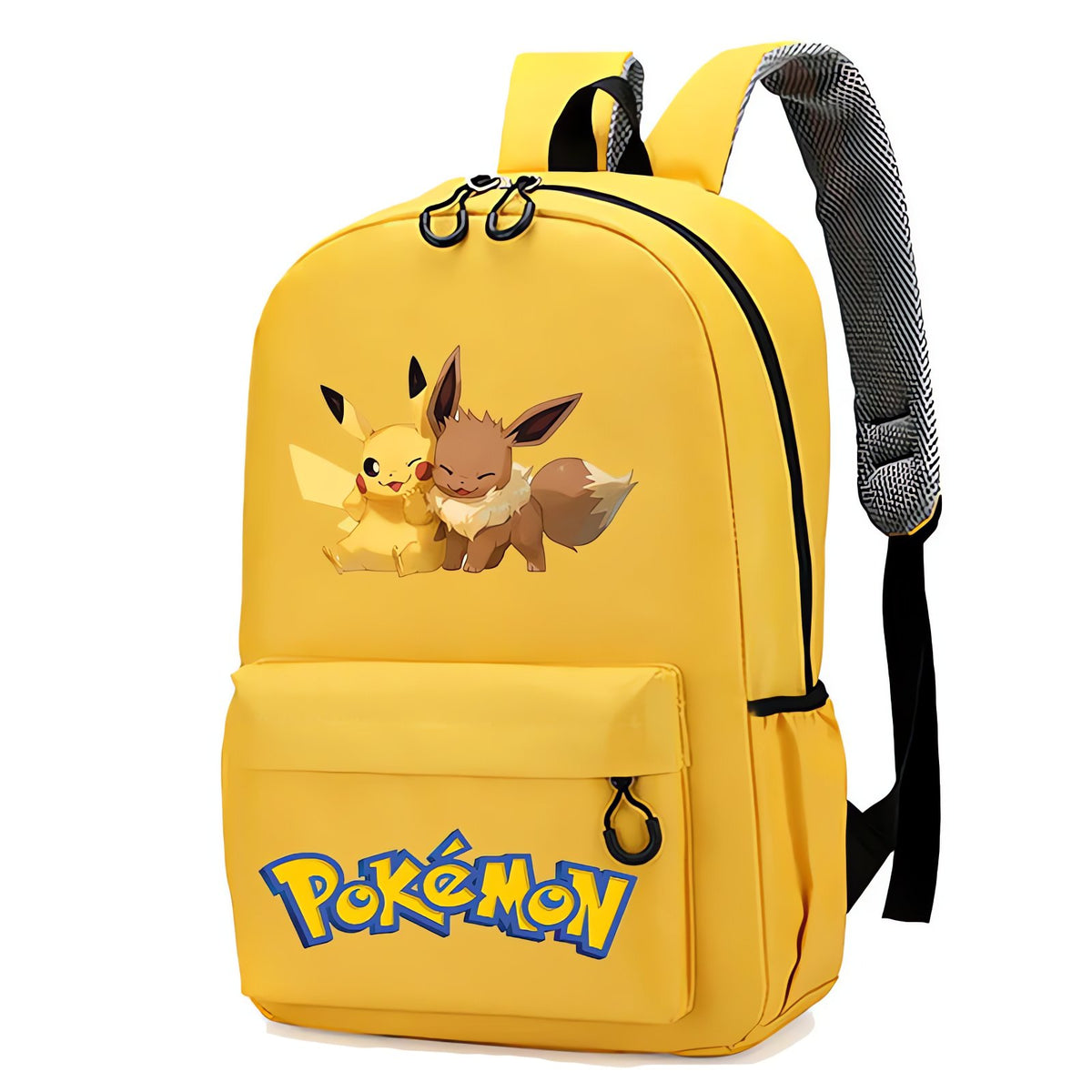 Colourful Pokémon backpack – Pikachu Eevee Yellow