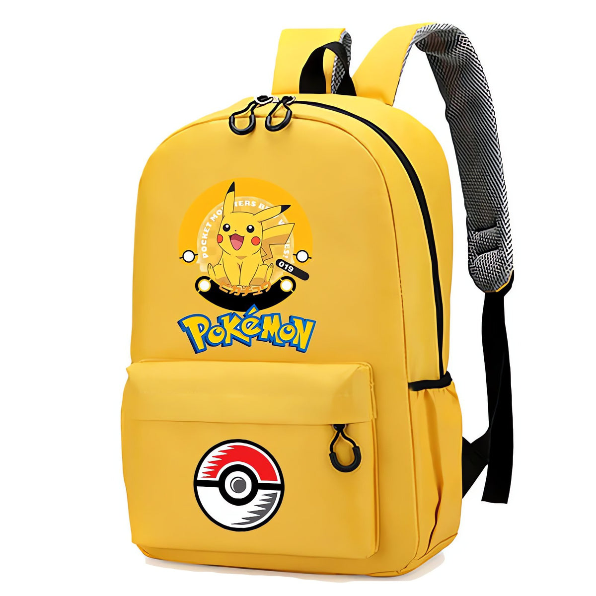 Colourful Pokémon backpack – Pikachu Poké Ball Yellow