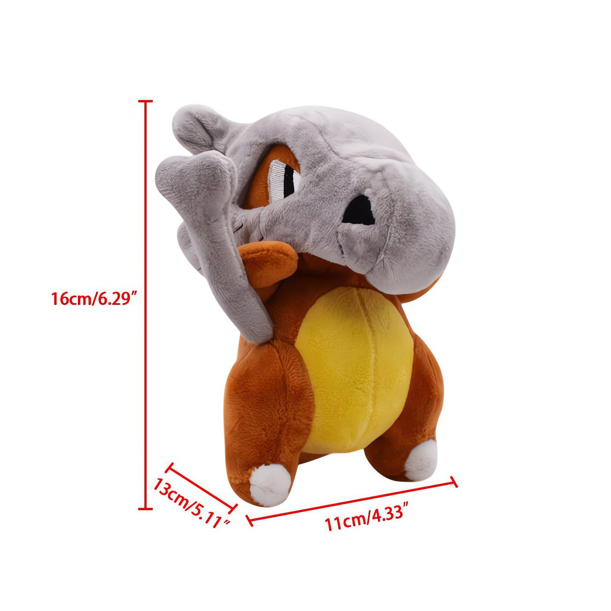 Cubone plush toy, 16cm – photo 2