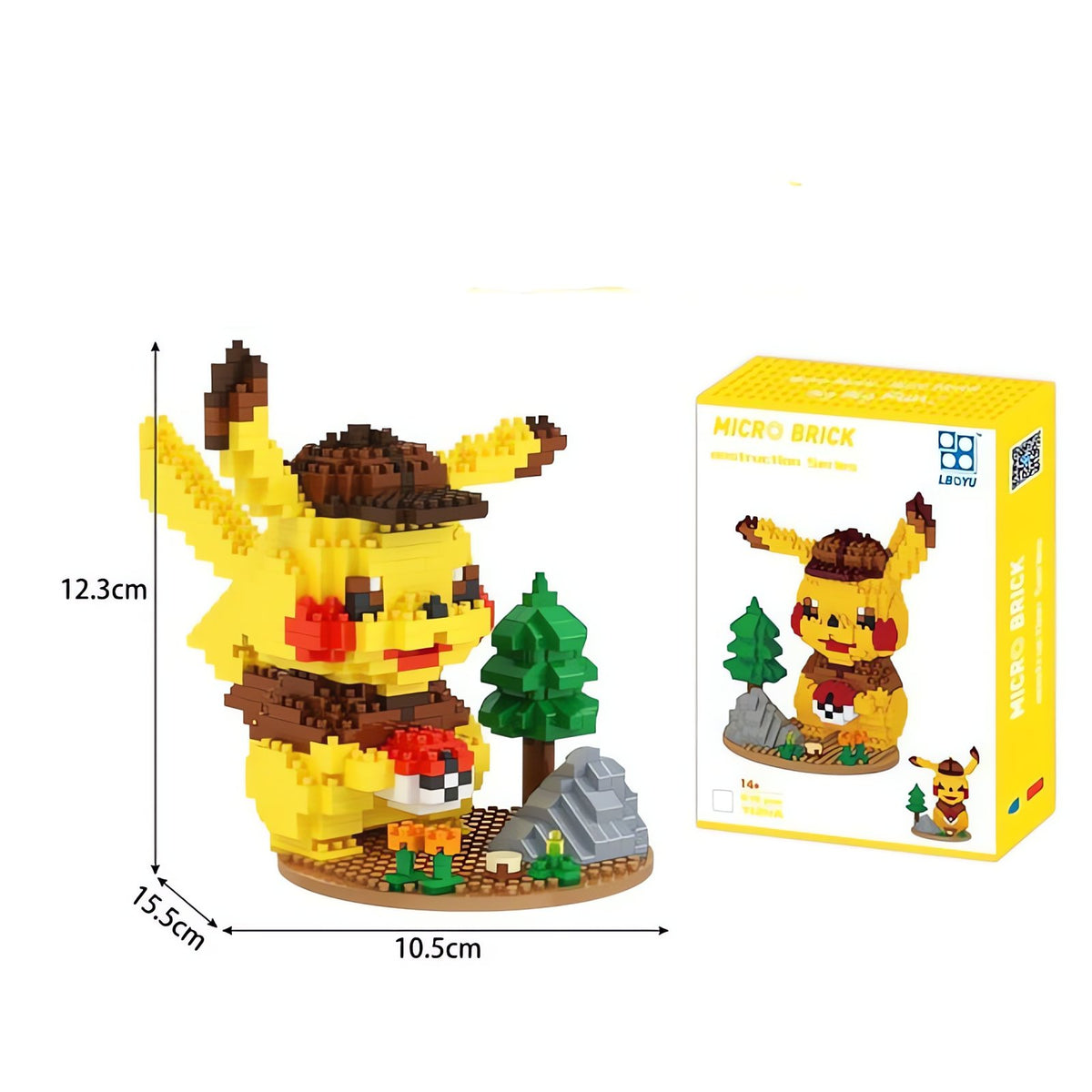 Detective Pikachu building block set, 675 pieces – photo 2
