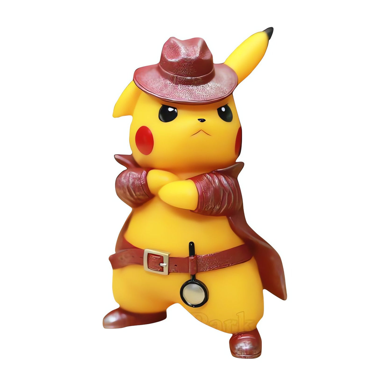 Detective Pikachu figure, 17cm – Red Suit