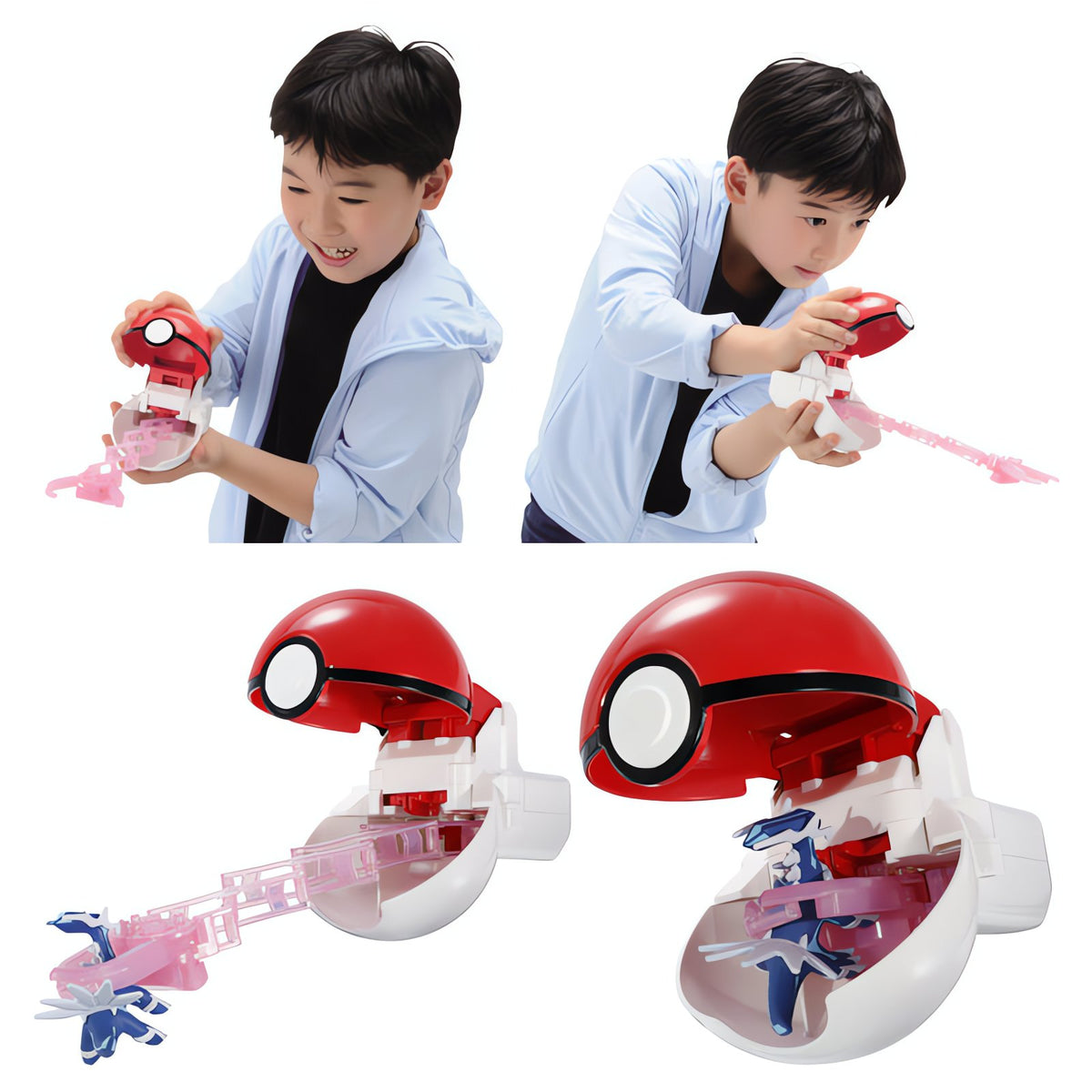 Dialga Poké Ball toy with catching arm – photo 4