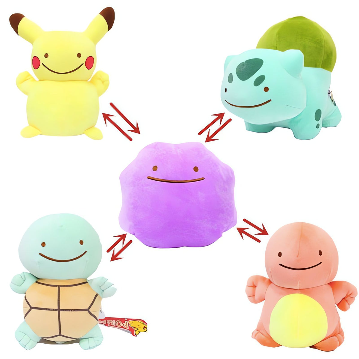 Ditto transform plush toy with zip, 25cm – photo 29