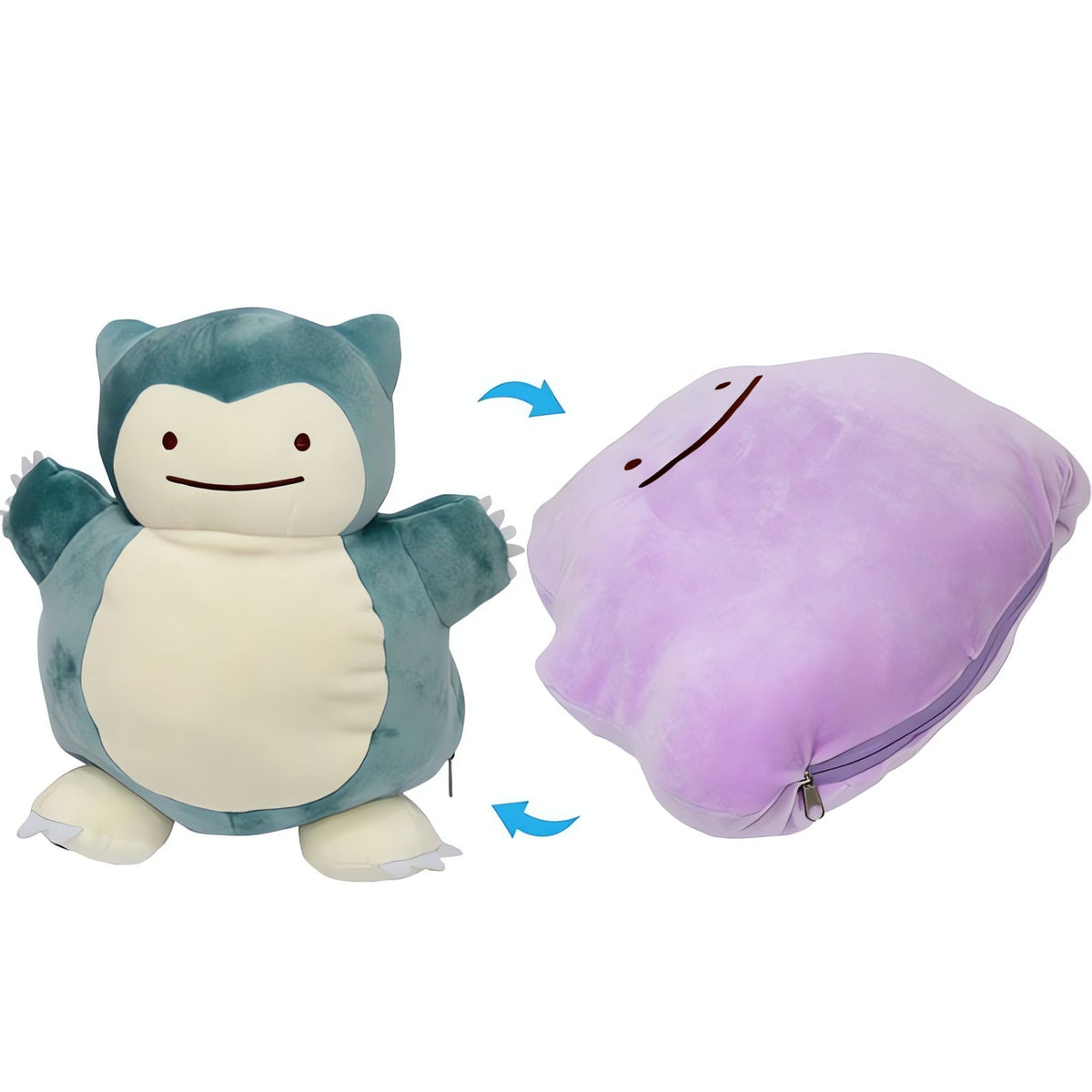 Ditto transform plush toy with zip, 25cm – photo 8