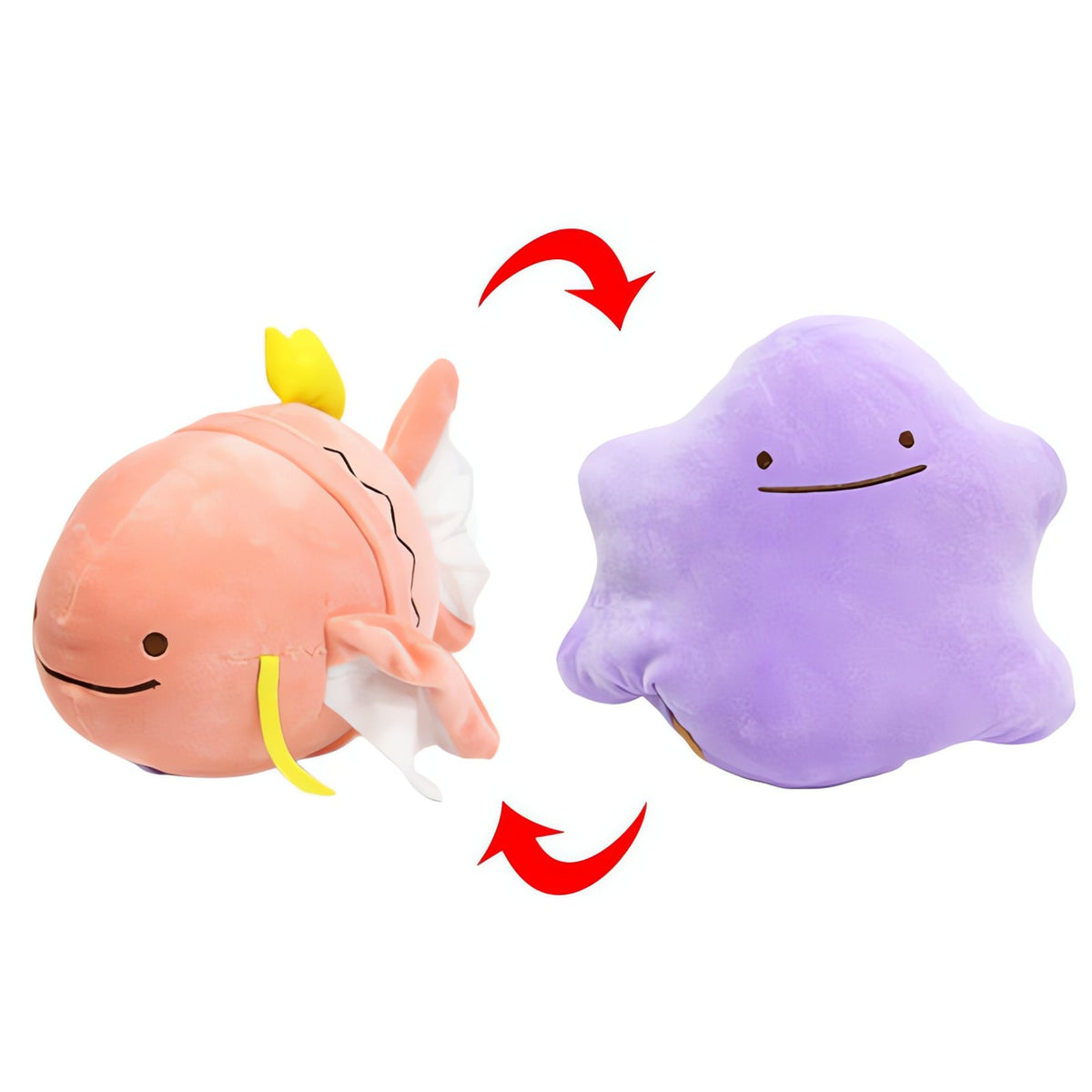 Ditto transform plush toy with zip, 25cm – Magikarp