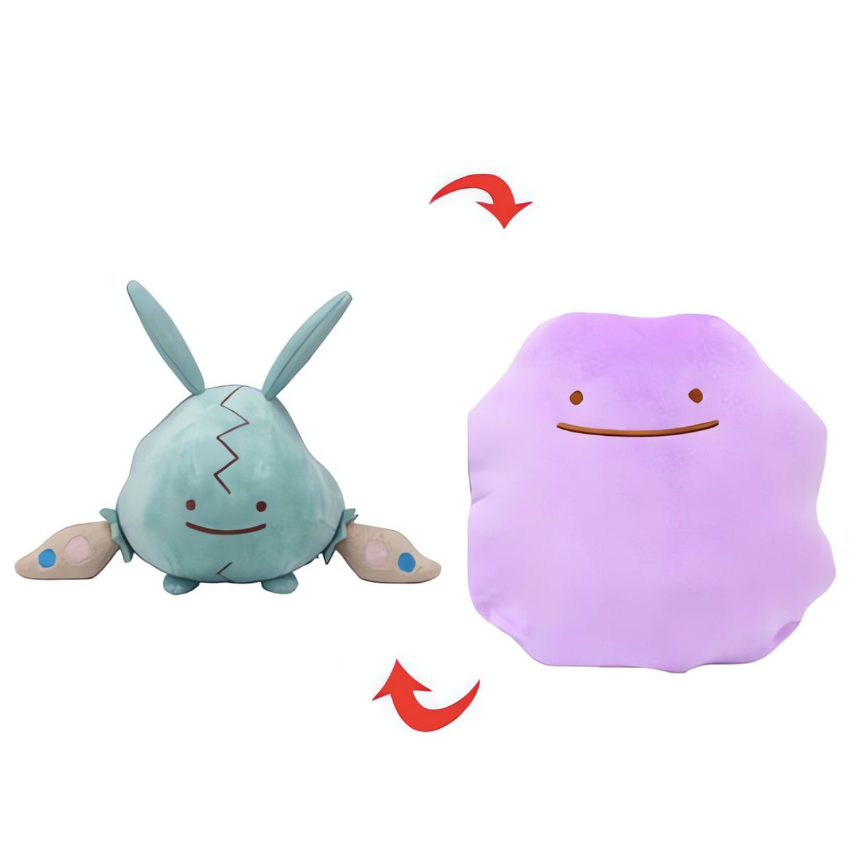 Ditto transform plush toy with zip, 25cm – Trubbish